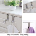thumbnail image 3 of Set of 6 Stainless Steel Z-Shaped Hooks for Keys, Scarves, Bags, Kitchen, Bedroom, Wardrobe, Drawer, etc., 3 of 5