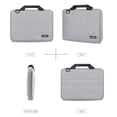 thumbnail image 6 of Linyer Laptop Bag Electronic Organizer Trolley Strap Fleece Lining Notebook Carrying Case with Handle for Travel Trip Navy 14-15inch, 6 of 8