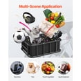thumbnail image 4 of VEVOR Rear Bike Basket Medium Bicycle Basket Cargo Net Rainproof Cover Liner, 4 of 9