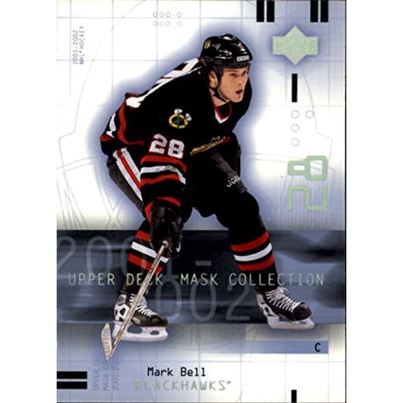 2001-02 UD Mask Collection #18 Mark Bell NHL Hockey Trading Card