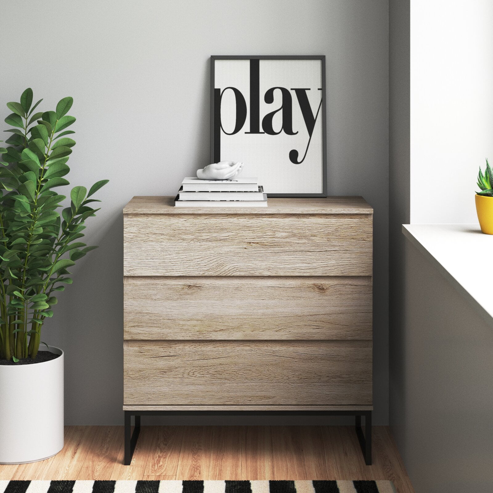 Chest Loring Nightstand Loring Drawer Nightstand Walnut(1378)