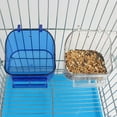 thumbnail image 6 of Necvior Parrot Bathing Box Food Tray Cage Accessory for Parakeet Canary Budgie Lovebird, 6 of 12