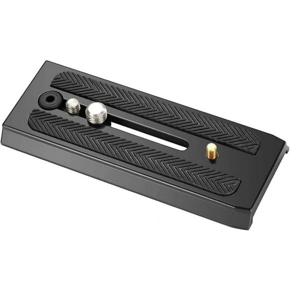 Quick Release Bracket for Manfrotto Tripods - Mounting Screws (1/4" and 3/8") Included