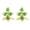 Green, variant on Indian Jewelry Cubic Zirconia CZ Small Stud Earring for Women and - Multicolor