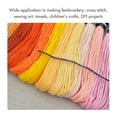thumbnail image 5 of Rainbow Embroidery Floss 12 Colors Embroidery Kit Set 8m 6 Individual Strands Stitch for Crafting String Present Gift, 5 of 8