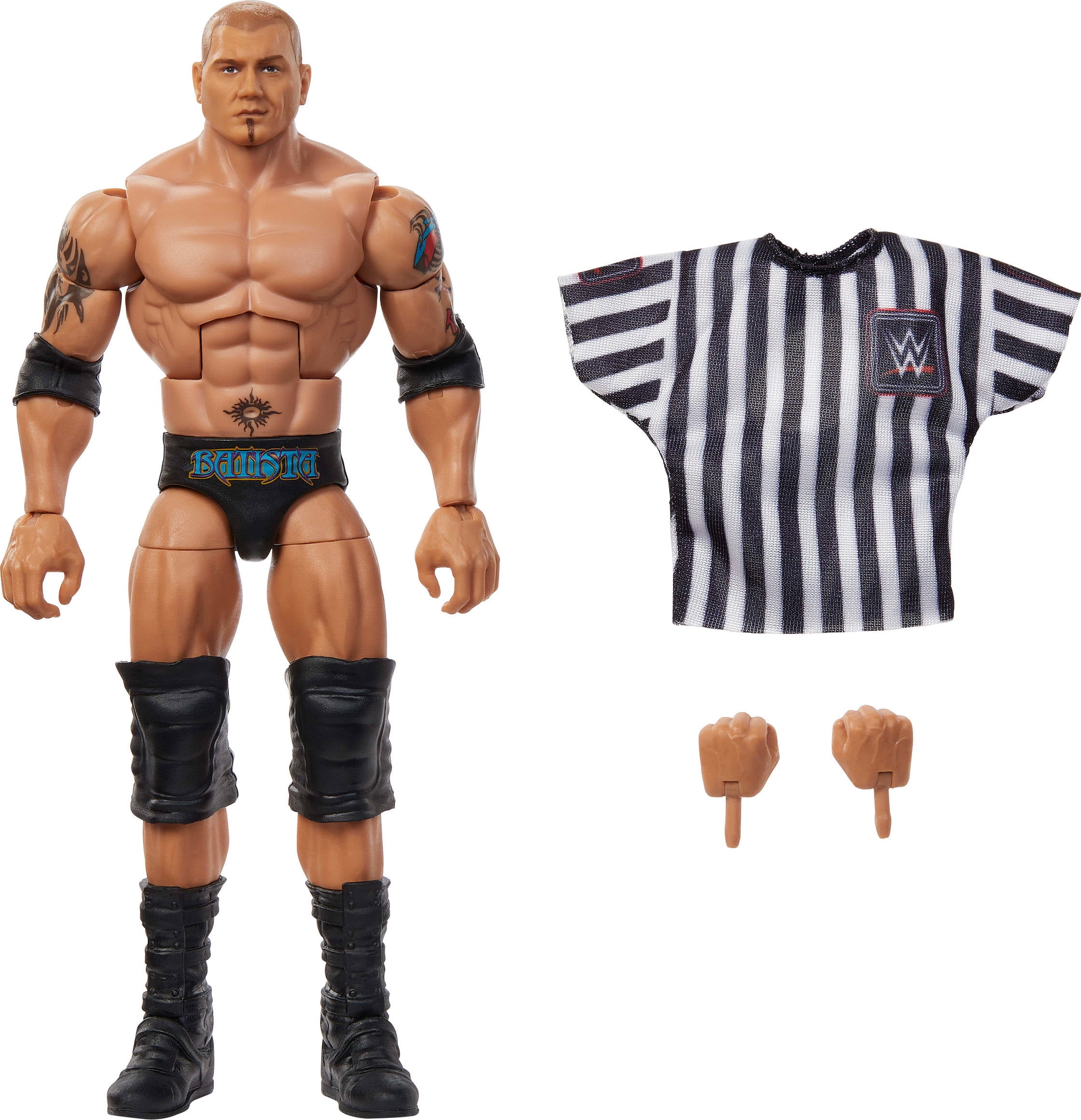 WWE Elite Batista Action Figure, Greatest Hits 6-inch Collectible with Articulation & Accessories
