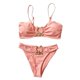 thumbnail image 1 of Conjunto de bikini para mujer, de de dos piezas, de de Copa acolchada Verano cinturo Tankini Rosado, 1 of 8