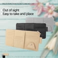 thumbnail image 3 of Floleo Leather Car Visor Organizer with Card Slots, Multi-Function Storage Bag for Sunglasses, Documents, Pens, and Accessories, Universal Sun Visor Holder, 3 of 5