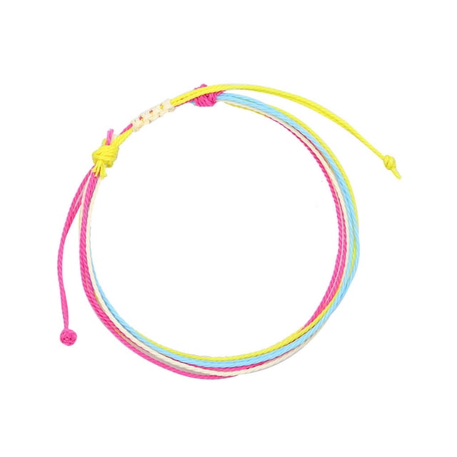 Qarigey de la amistad, regalo trenzado hecho a mano, cadena de mano tejida en cera resistente al agua, accesorios de decoración para mujer, Ropa, zapatos y accesorios Miscelánea tipo 15 15 Qarigey AP010275-15