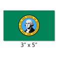 thumbnail image 2 of Washington - United State of America State Flag Vinyl Decal Sticker Car Window Bumper 5 X 3 Inches, 2 of 3