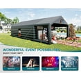 thumbnail image 3 of Jocisland 39x20x14 ft Large Black Inflatable Night Club Tent for Adults, Inflatable Nightclub with 2 Side Doors Gazebo Event House, 3 of 12