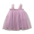 thumbnail image 3 of Uuszgmr Kids Baby Girls Layered Sleeveless Tulle Tutu Dress For Toddler Princess Suspenders Solid Summer Beach Dress Casual Clothes,Size:2-3 Years, 3 of 5