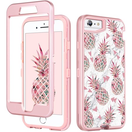 Iphone 6s Case Iphone 6 Case Pineapple For Girls Women Guagua Marble Glossy Cover Hybrid Three Layer Hard Pc Soft Tpu Walmart Canada