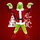 thumbnail image 1 of Disfraz de monstruo navideño de 6 piezas, juego completo de Grinch, monstruo navideño, disfraz de Cos, disfraz de monstruo peludo verde de Halloween, M, 1 of 5
