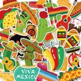 thumbnail image 1 of 30PCS Luggage Sticker Cute Mexican Style Waterproof Graffiti Sticker Car Sticker, 1 of 5