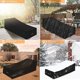 thumbnail image 2 of Funda para tumbona XCF impermeable resistente al viento anti-UV tela Oxford 210D 208 x 76 x 41/79 cm Negro, 2 of 4
