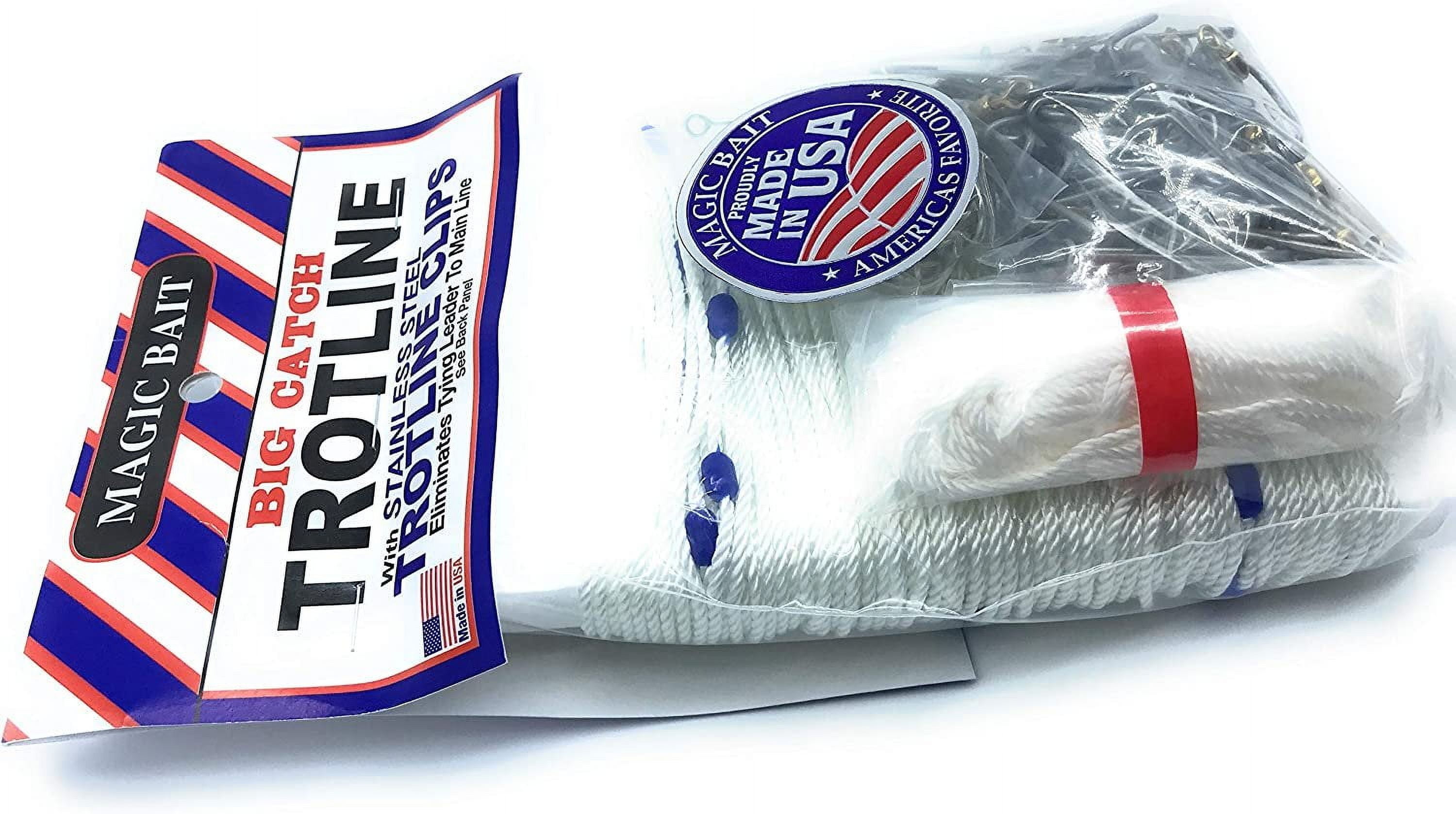 (2 pack) Magic Bait, Big Catch Trotline Fishing Kit, 76pc with Clips