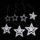 thumbnail image 5 of 7pcs Glitter Star Garnd Boda Fiesta de cumpleaños Decoración colgante de techo Sunnimix Estrella de guirnalda, 5 of 8