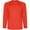 Red, variant on Roly Boys/Girls Montecarlo Long-Sleeved Sports T-Shirt