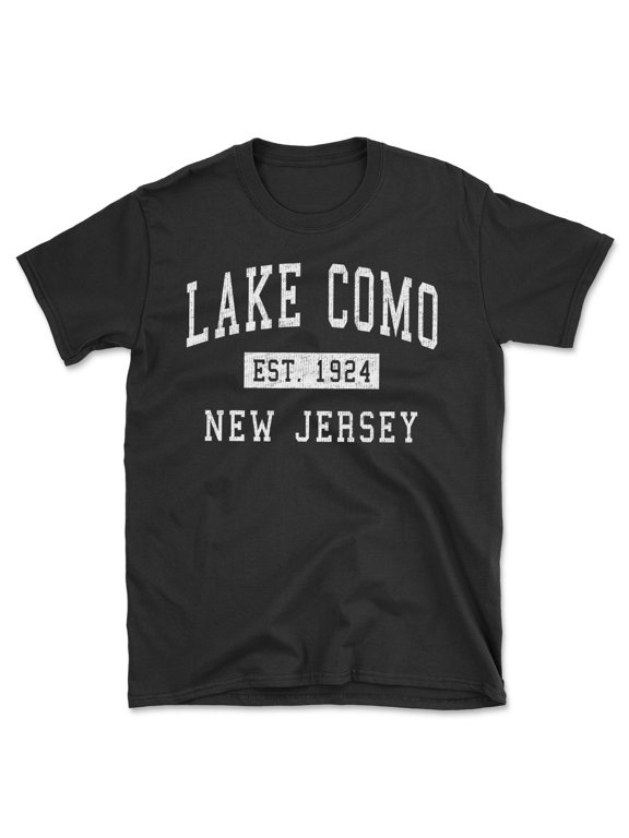 Lake Como New Jersey Classic Established Men's Cotton T-Shirt
