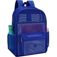 thumbnail image 4 of GFDYREE Sac à Dos en Maille Semi-Transparente Robuste, Sac à Dos Transparent pour Étudiants Universitaires, 4 of 7