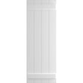 thumbnail image 5 of Ekena Millwork 21 1/2"W x 75"H True Fit PVC Four Board Joined Board-n-Batten Shutters, Unfinished (Per Pair - Hardware Not Included), 5 of 9