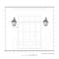 thumbnail image 2 of Livex Mansfield Outdoor Wall Lantern in Bronze, 2 of 4