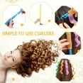 thumbnail image 4 of GoXteam 24PCS Hair Curlers Heatless Wave and Spiral Formers (12inches) with Styling Hooks Magic Hair Rollers No Heat Damage for Women and Kids' Short and Medium Hair (12inch), 4 of 7