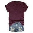 thumbnail image 7 of Womens Basic Blouses Crew Neck Solid Color Short Sleeve Loose Fit Tops 2025 Summer Trendy Casual T-Shirts, 7 of 7