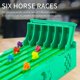 thumbnail image 5 of Horse Racing Table Game With 6 Horses Game Chessboard Line Race Game Board Table Games For Kids 2024 Tabletop Horse Racing For Family Party Nigh, 5 of 5