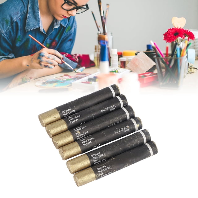 Los Pasteles Del Aceite Coloran El Material De Mezcla Fácil Vibrante Metálico Suave Del Pigmento De Los Artistas Para El Ejemplo