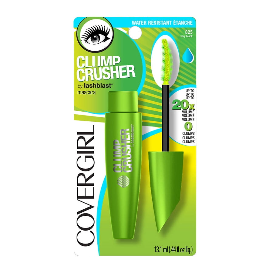 CoverGirl LashBlast Clump Crusher Mascara, Very Black 825, Waterproof0