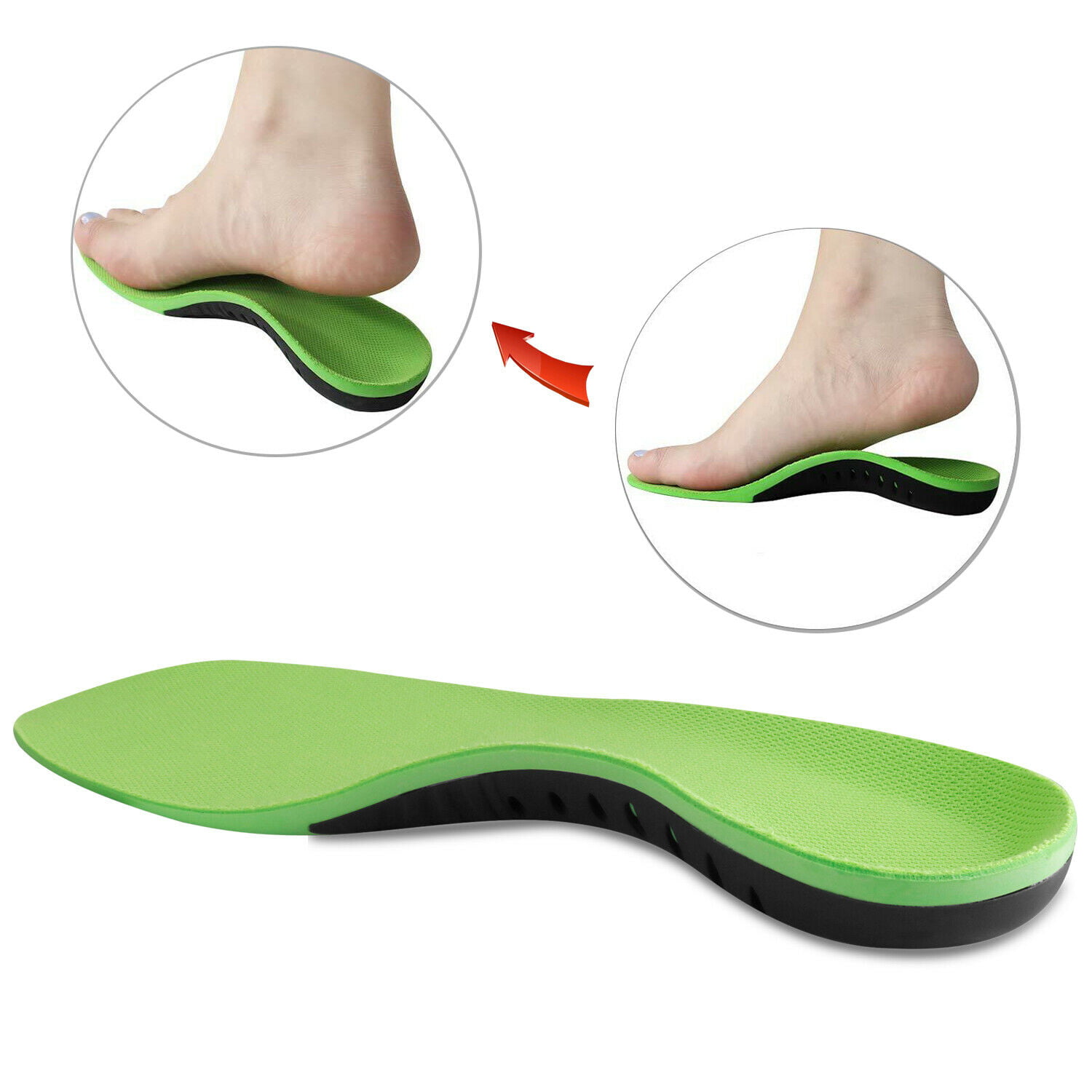 1 Pair High Arch Support Orthotic Shoe 