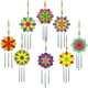 thumbnail image 3 of Kit de manualidades con forma de campanillas de viento con forma de flor de loto para niños, 3 of 9