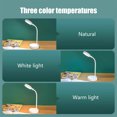 thumbnail image 4 of Classic Eye-Caring Rechargeable Desk Lamp Compact Foldable USB Rechargeable Desk Lamps for Home Office, Dorm Night Reading, 4 of 6