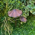 thumbnail image 3 of Rustic Vintage Metal Mushroom Garden Decor, 3 of 8
