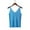 Blue, variant on Womens Camisole Sleeveless Casual Shirts Solid Color V Neck Glitter Thread Knit Contoured Sleeveless Top