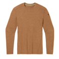 thumbnail image 3 of Smartwool Men's Classic Thermal Merino Wool Base Layer — Long Sleeve Crew (Slim Fit), Fox Brown Heather, Small, 3 of 3