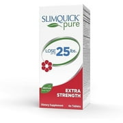 Slimquick Pure Extra Strength Weight Loss Supplement with MCT Oil, 60 Capsules, 2 Pack
