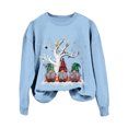 thumbnail image 6 of Wxolcjlv Womens Christmas Print Sweatshirt Crew Neck Cut Winter Streetwear Sweatshirts, 6 of 6
