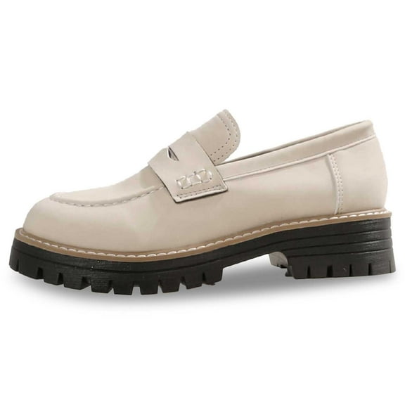 Xiaoxatg Women's Casual Shoes Thick Sole On Footwear for Daily Use for Spring and Summer Seasons Comfortable and Stylish for Every Occasion 7.5 White