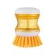 thumbnail image 1 of Cepillo Para Lavar Platos Con Dispensador De Jabón, Cepillo De Cocina Para Limpiar Platos, Ollas, Sartenes, Fregaderos, 1 Cepillo Dispensador De Jabón, Negro/Transparente/Blanco, 1 of 5