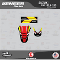 thumbnail image 4 of Kalair GFX Graphics Kit for Suzuki RM125 (1996-1998) Veneer Series, 4 of 5