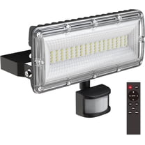 Kekeou 50W outside electric lights, with motiondetector, remote , IP67 hologine flood lights for Outside Garden