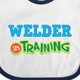 thumbnail image 4 of Inktastic Welder in Training Boys or Girls Baby Bib, 4 of 4