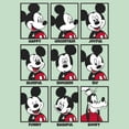 thumbnail image 2 of Girl's Mickey & Friends Mickey Mouse All Emotions Grid  Graphic Tee Mint X Large, 2 of 4