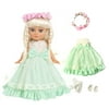 Asdomo Vinyl doll toy play house 14.5 inch American girls doll baby simulation doll