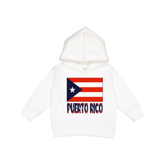 Inktastic Puerto Rico Flag & Name Toddler Hoodie