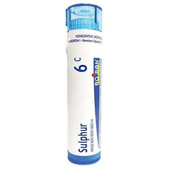 Boiron Sulphur 6C (Pack of 5), Homeopathic Medicine for Skin Rash