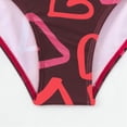 thumbnail image 6 of Gubotare Swimsuits for Little Girls Girls Bathing Suits One Piece Girls Swimsuit One-Piece Adjustable Straps Swimwear Ruffled Tankini Bathing Suit with Sun Protection Size 7-8 (Red,7-8 Years), 6 of 6